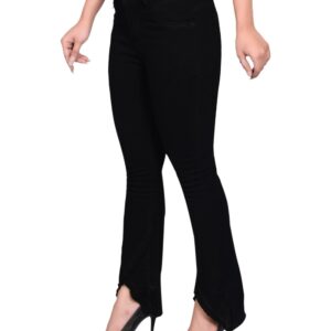 Women Black Bell Bottom Jeans