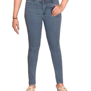 Women Regular Low Rise Grey Jeans